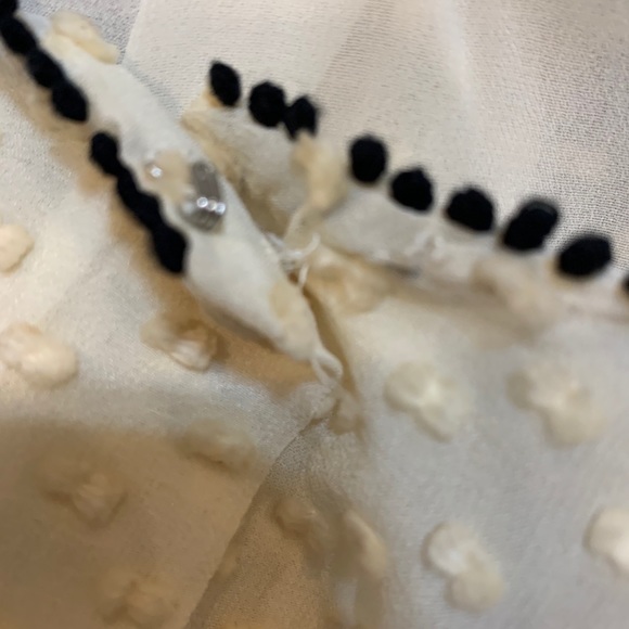 J Crew Blouse textured with lace detail - Picture 9 of 9